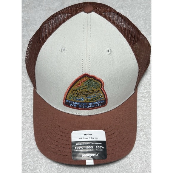 Patagonia Other - Patagonia Take a Stand " We Stand For The Water We Stand Trucker Hat – Mesh Snap